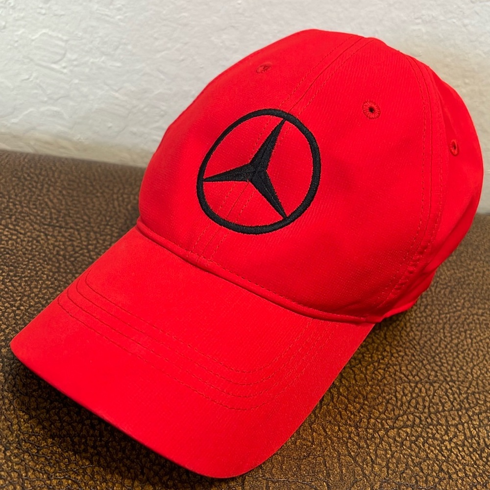 Nike Golf Tiger Sunday Red Hat F1 Mercedes Benz Performance Sports Baseball Cap!